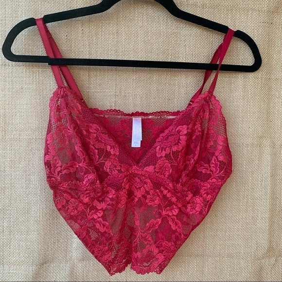 Victoria’s Secret Red Bralette Size Large Y2K - Picture 1 of 5